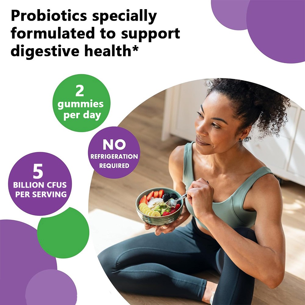 Probiotic Gummies – 5 Billion CFU for Digestive Health & Gut Balance 60pcs