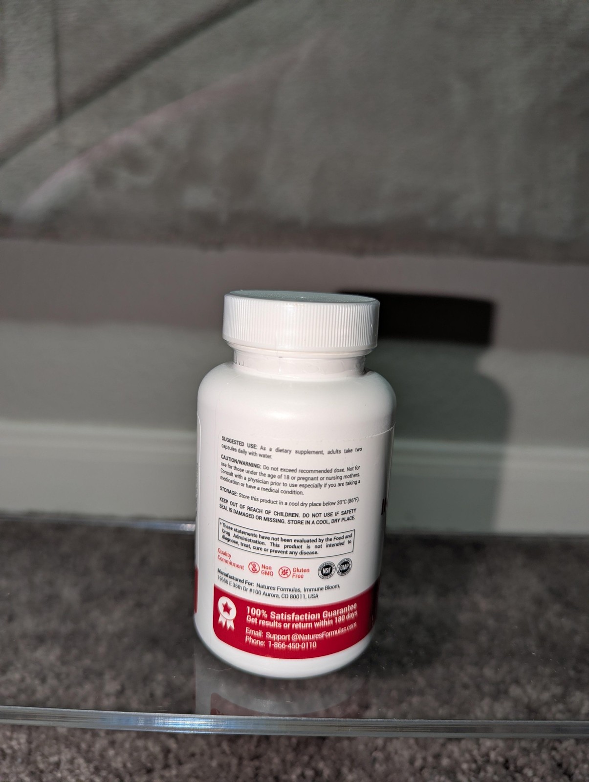 Nature’s Formulas Immune Bloom Immune Support 60 Capsules Gluten Free Exp 12/22