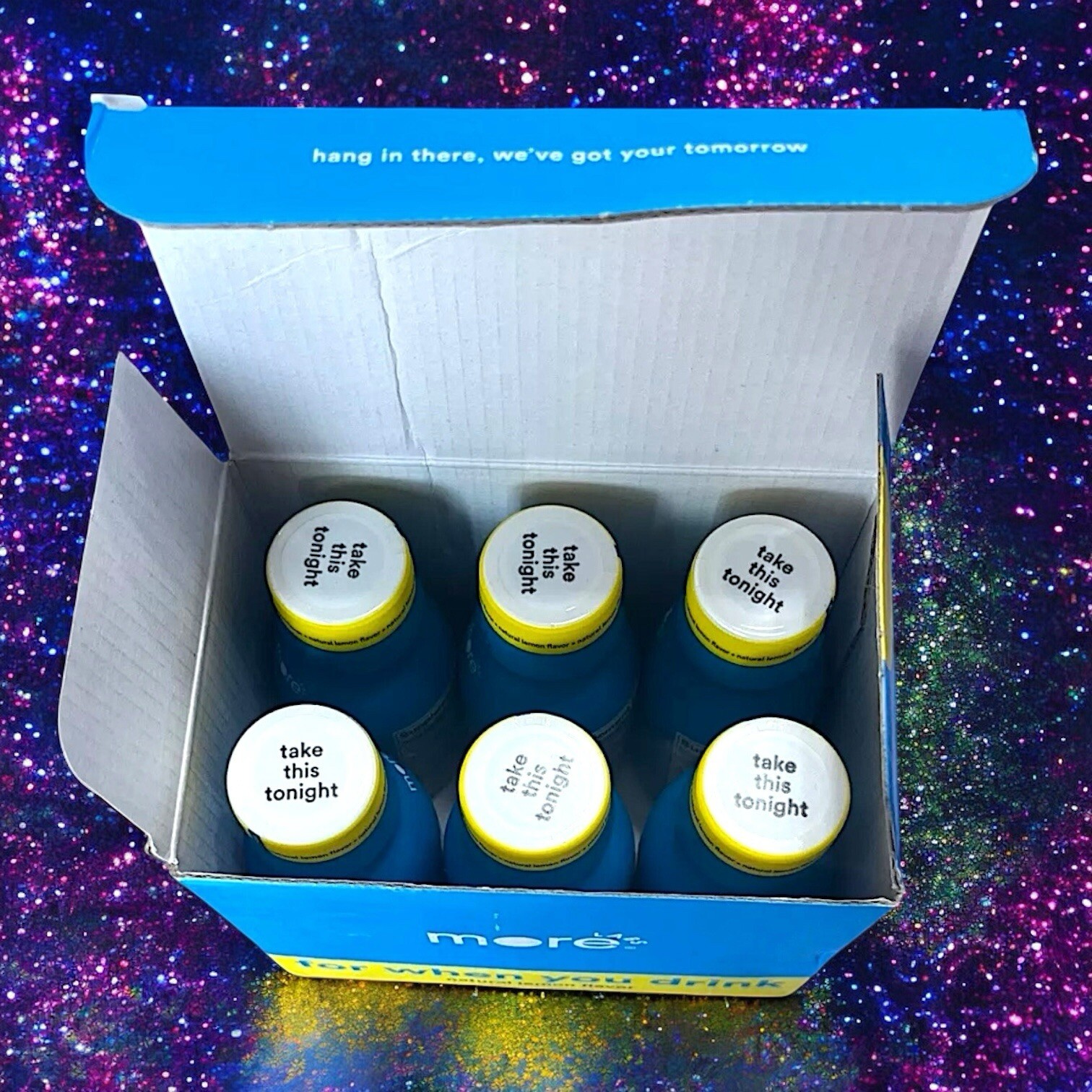 Morning Recovery Hangover Prevention Drink Lemon Flavor 3.4 OZ 6 pack New In Box