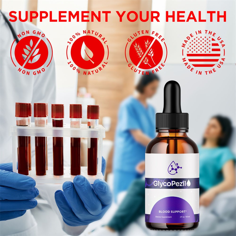 1-5PCS Glycopezil Blood Support Drops GlycoPezil Vitamin Supplement 30-150 Servs