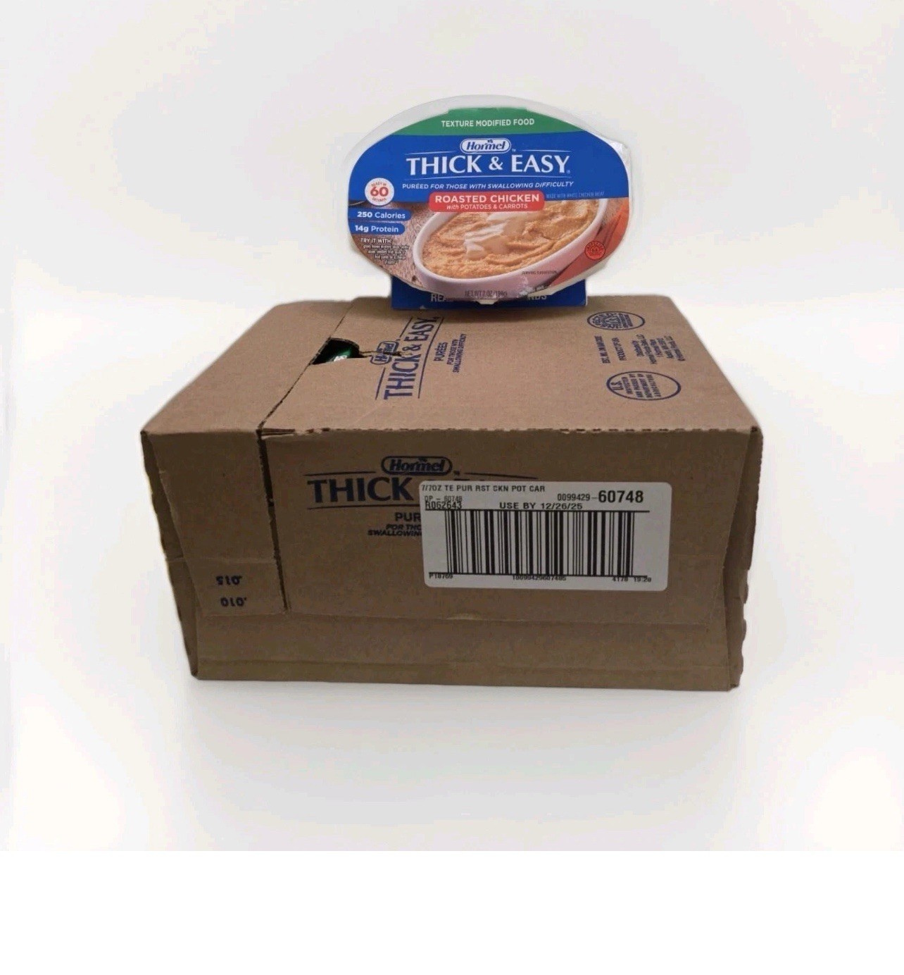 Thick & Easy 60748 Purees Microwave Meal Roasted Chicken Dinner 7.oz (7 Count)