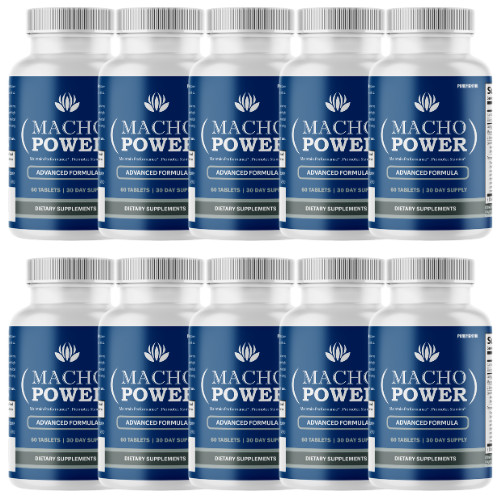 Macho Power Male Maximum Performance Advanced Formula Tablet- Ten (10) Bottles
