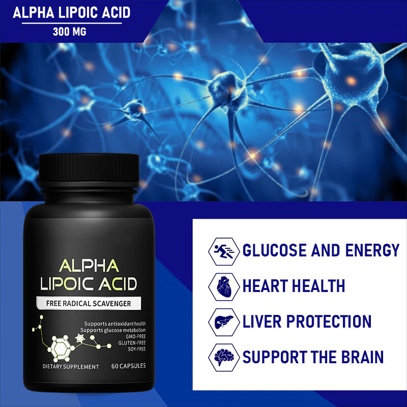 ALPHA LIPOIC ACID FREE RADICAL SCAVENFER CAPSULES,antioxidant,Glucose Metabolism