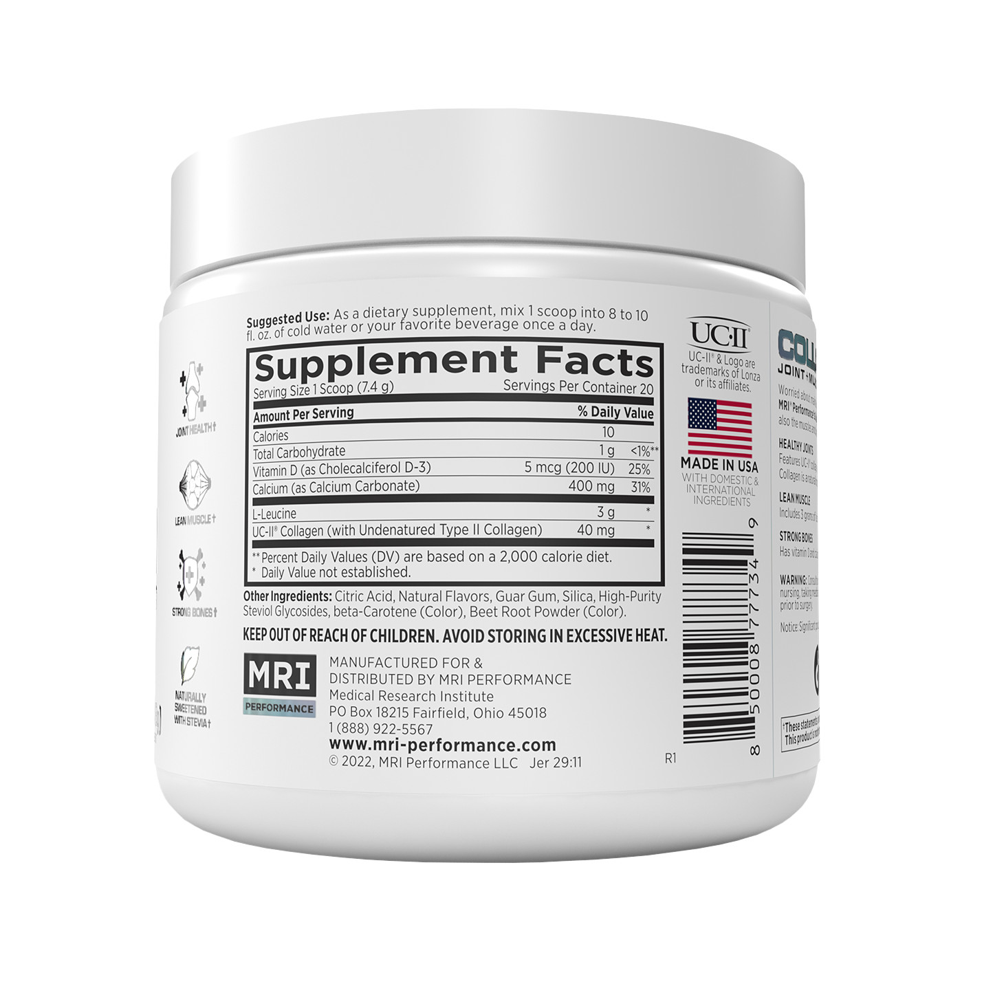 MRI® PERFORMANCE COLLAGEN JOINT, MUSCLE, & BONE SUPPORT