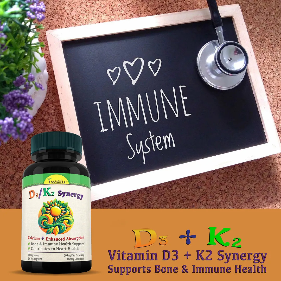 Vitamin D And K2 | Best Supplement Capsule Pill Men Women FREE SHIP