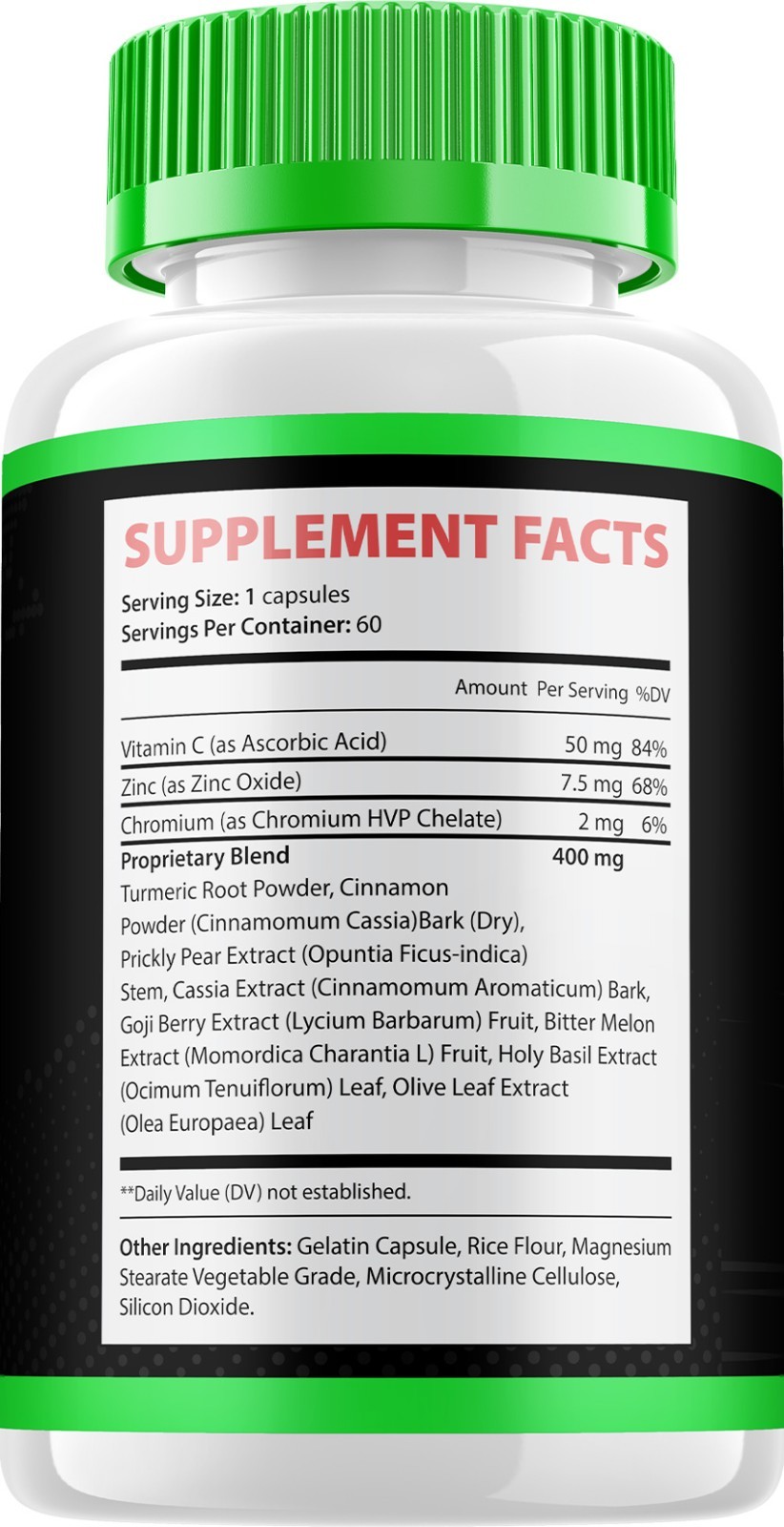 (5 Pack) Gluco Life 360 Capsules – GlucoLife 360 All Natural Glycogen Support