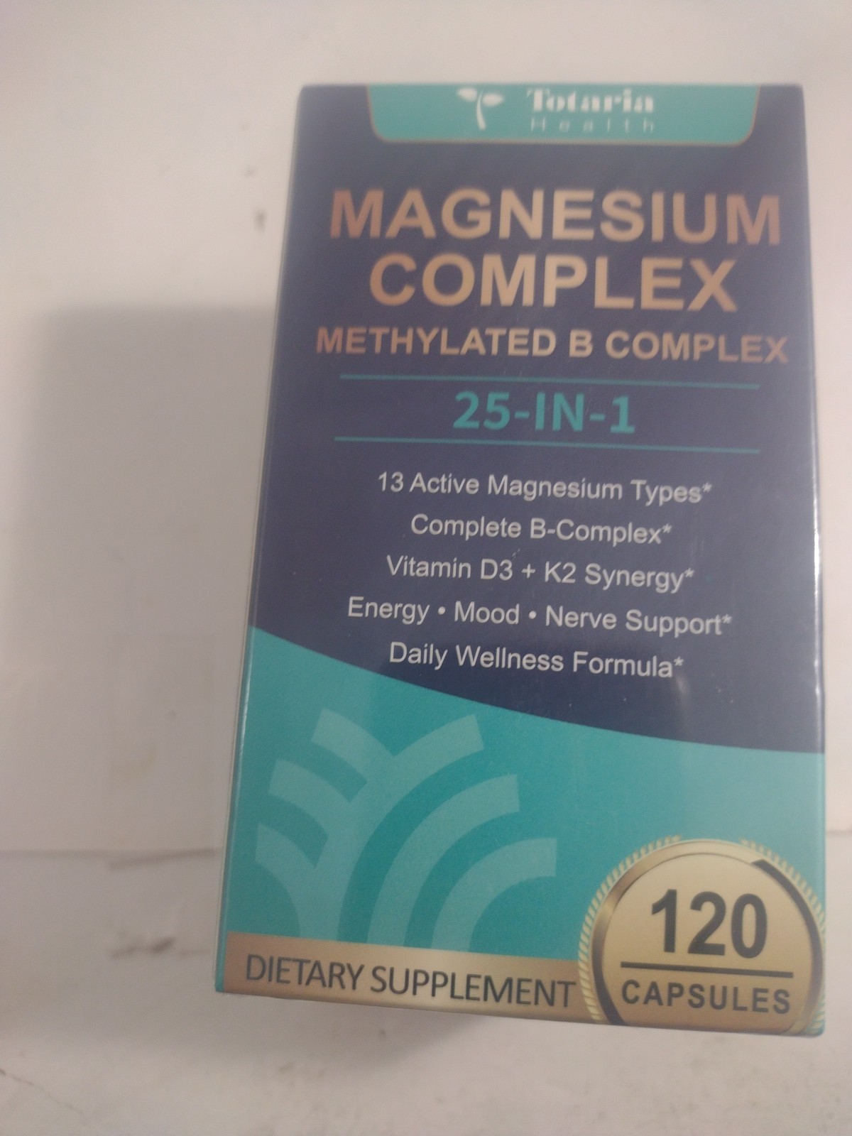 Totaria Health Magnesium 12-in-1 Complex 700mg 120 Capsules. G4