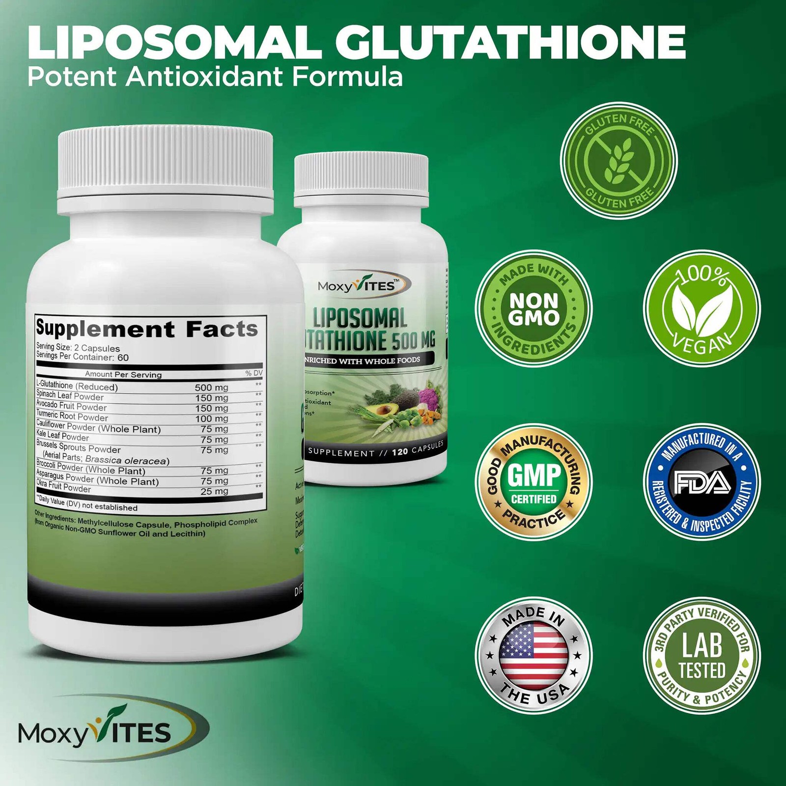 Liposomal Glutathione Supplement, Pure Reduced, Active Form