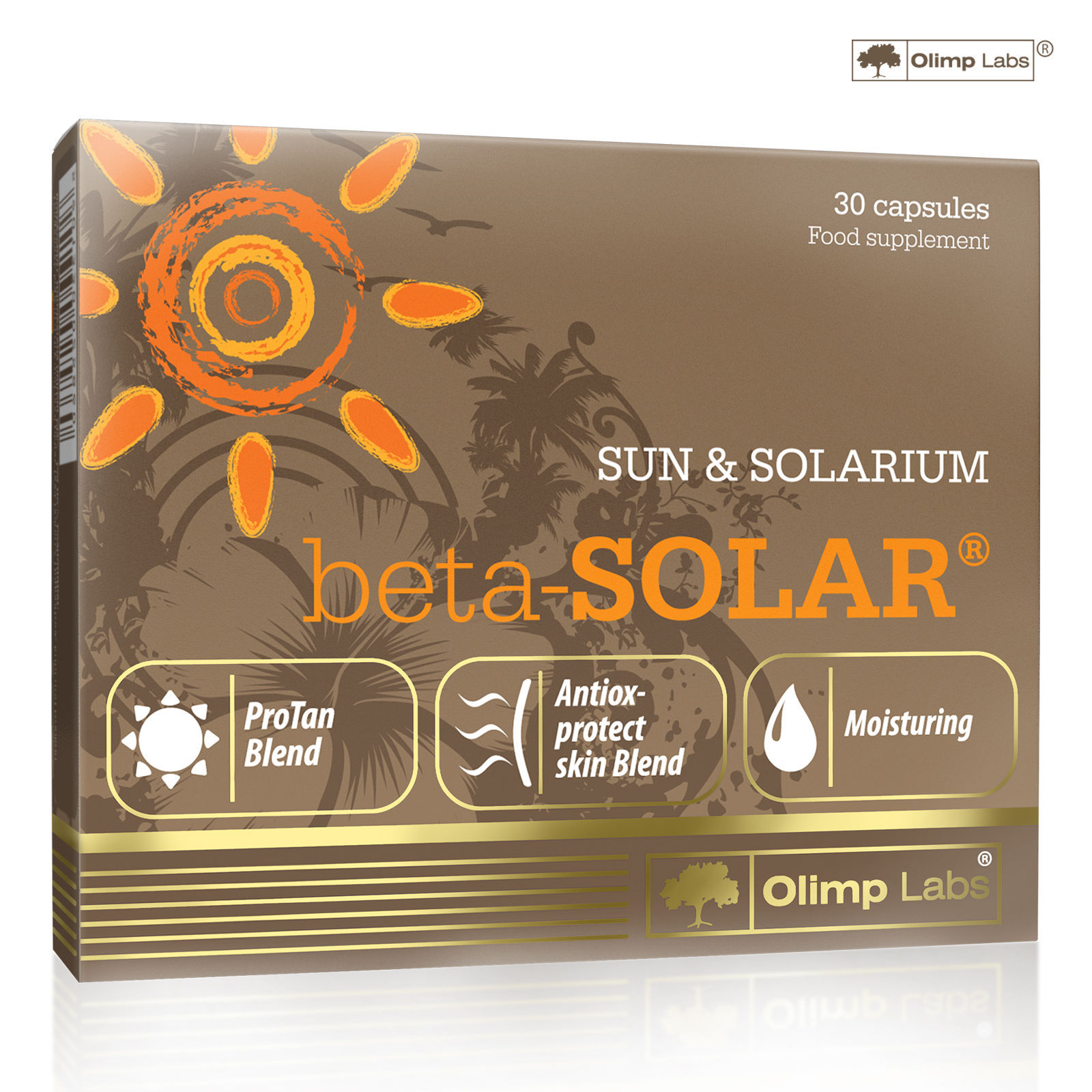 Beta-Solar 30-240 Caps. Tanning Pills Healthy Safe Tan Accelerator Dark Brown