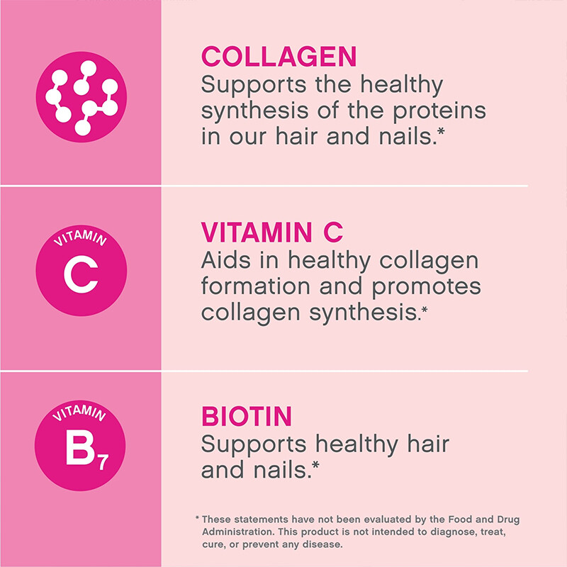 Collagen Peptides Capsules Hydrolyzed Anti-Aging 3000mg With Vitamin C & Biotin