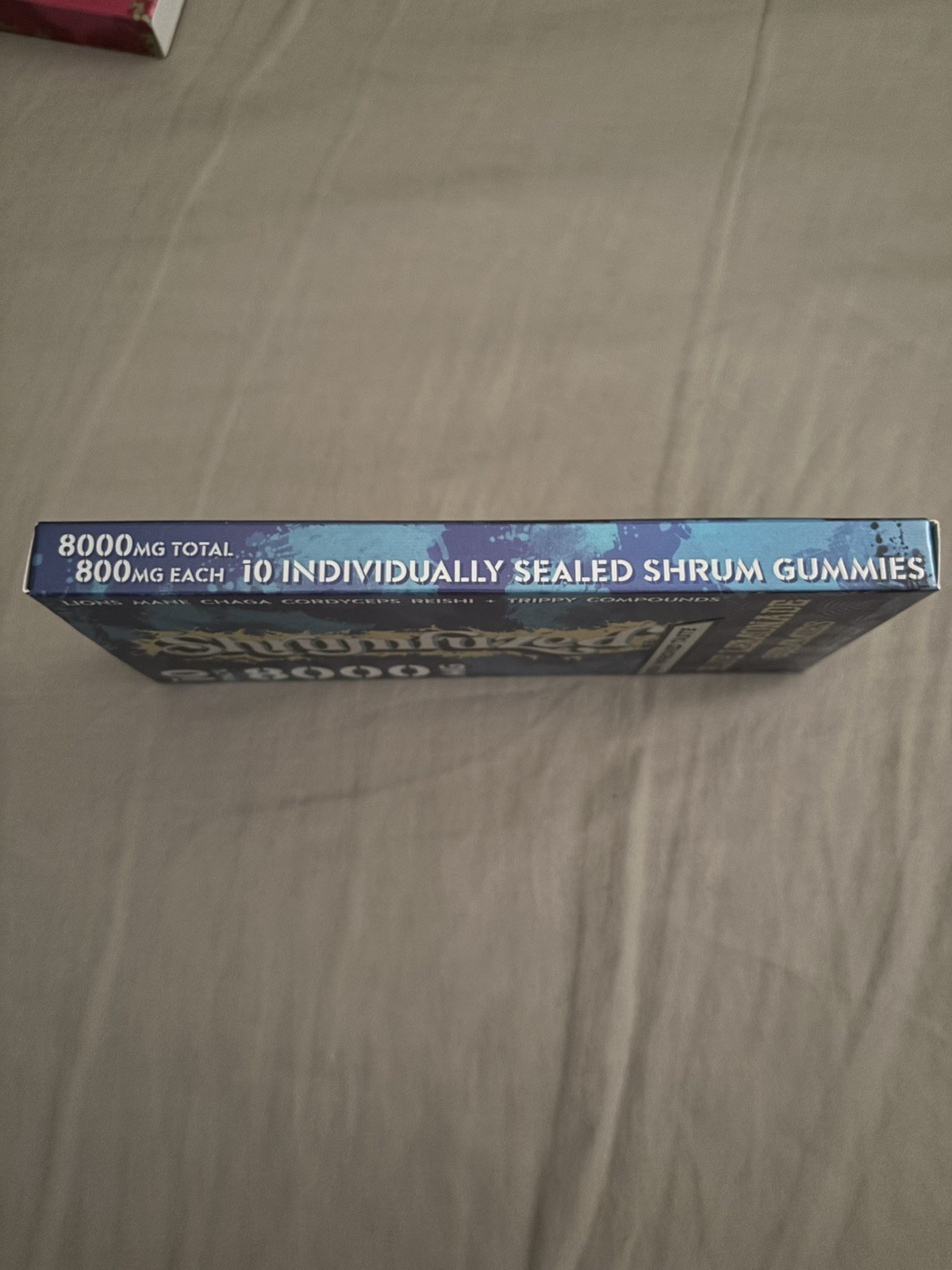 Shrumfuzed 8000mg blue lemonade Gummy Medicinal Supplement 10ct
