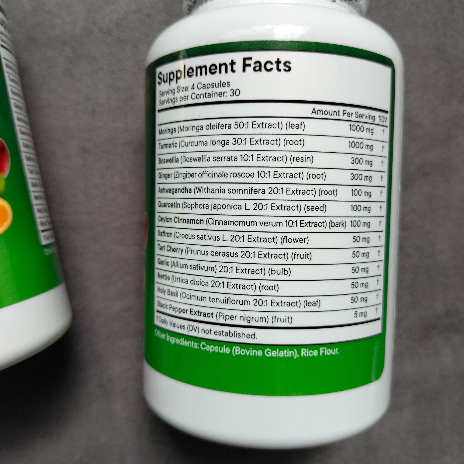 new pair of Superfood MD Moringa Supplement Turmeric Ginger 120 Caps Exp.03.2027