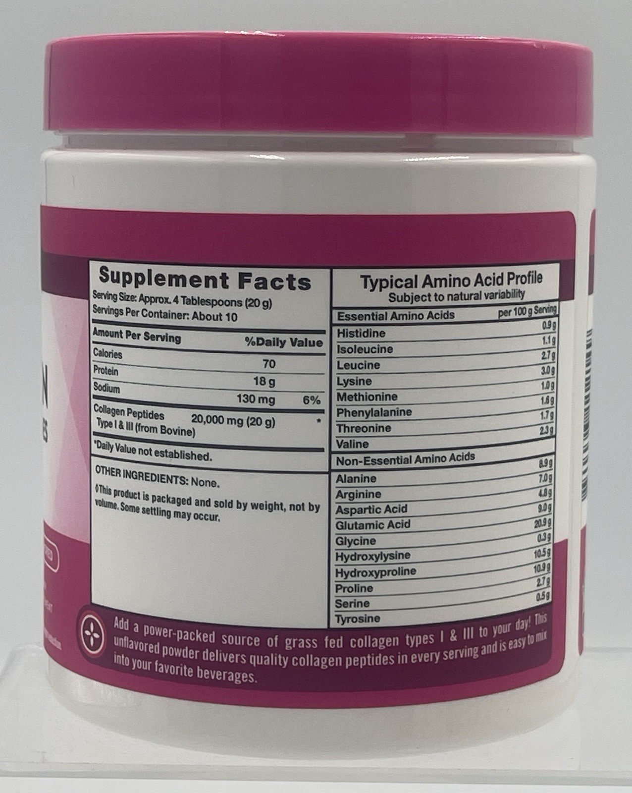 Nature’s Truth Ultra Collagen Peptides Powder Unflavored 7oz EXP 07/2029
