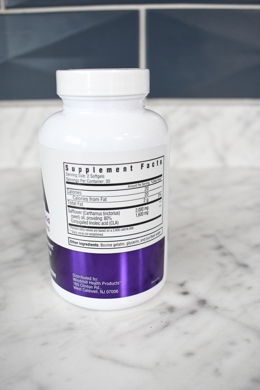Zerofat CLA Conjugated Linoleic Acid Softgels 60 Count 30 Servings Exp 11/2026