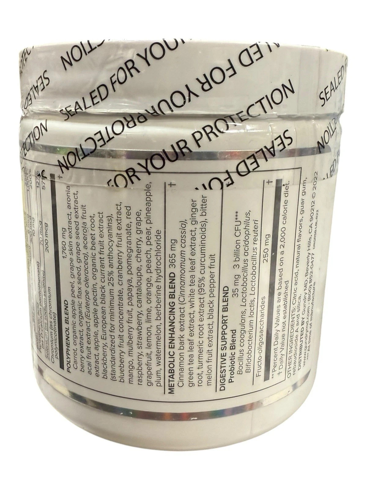 Vital Reds By Gundry MD – Polyphenols. Support Metabolism , Digestion MFG 04/25