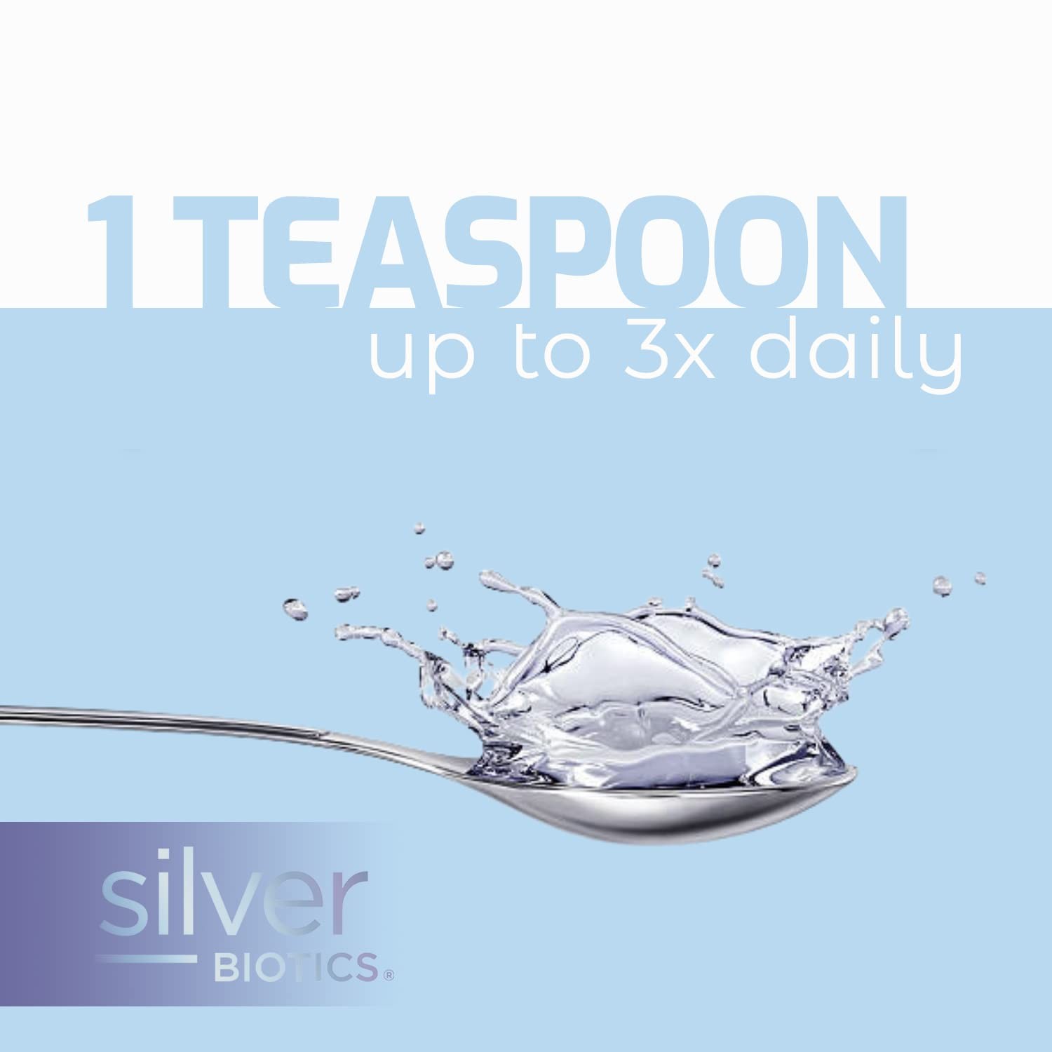 Silver Biotics Multivalent SilverSol Technology Ag₄O₄ 10 PPM Immune Support |…
