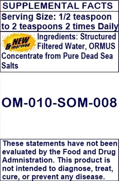 Pure Dead Sea Ormus Minerals Mental Health Immune Skin Electrolytes Energy
