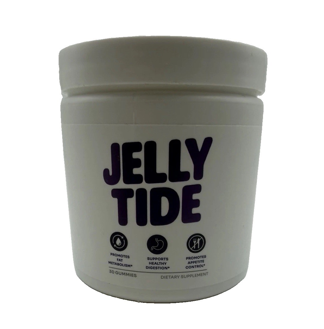 Jelly Tide Apple Cider Vinegar Gummy Dietary Supplement 30, Digestive, 05/2028