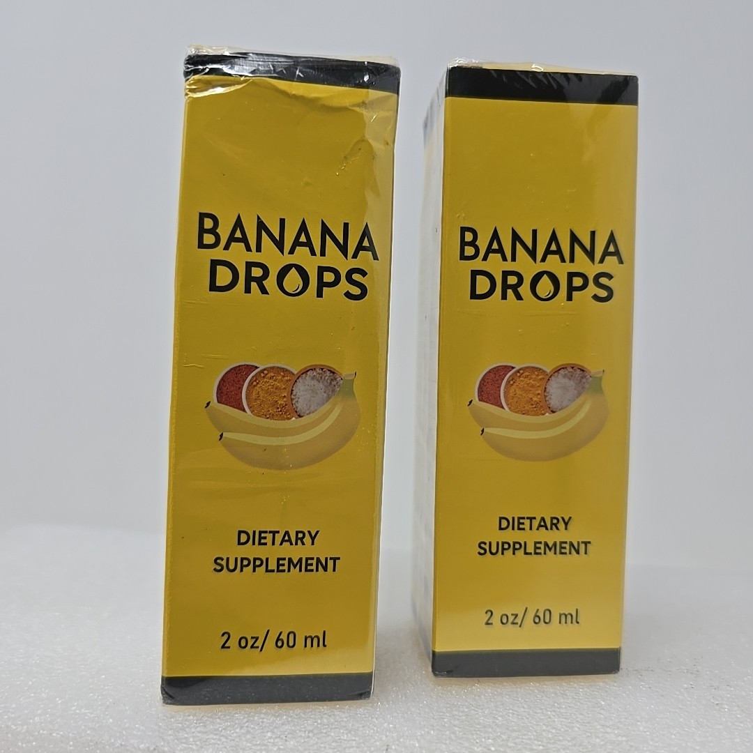 2 Banana Drops for Weight Loss Liquid Supplement Banana Drops Dietary Supplement