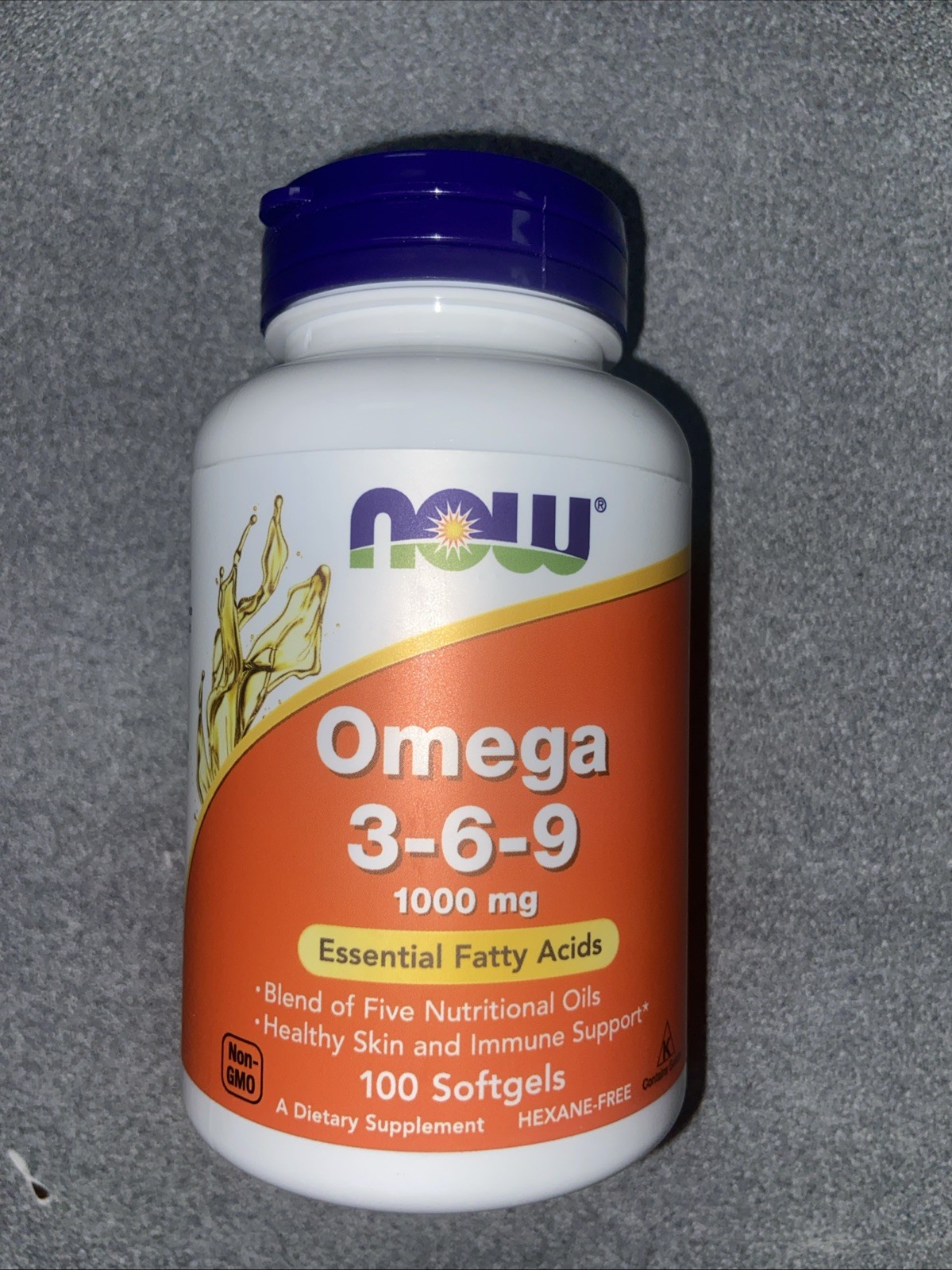 NOW FOODS Omega 3-6-9 1000 mg 100 Softgels