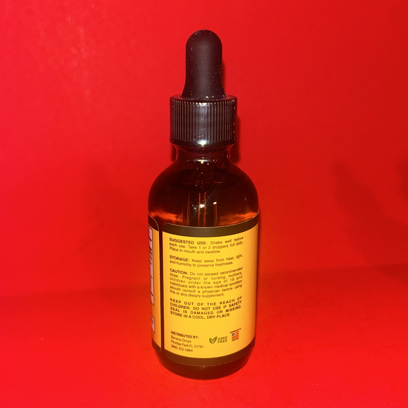 Banana Drops Weight Loss Liquid Supplement 2 oz (Lot of 3)