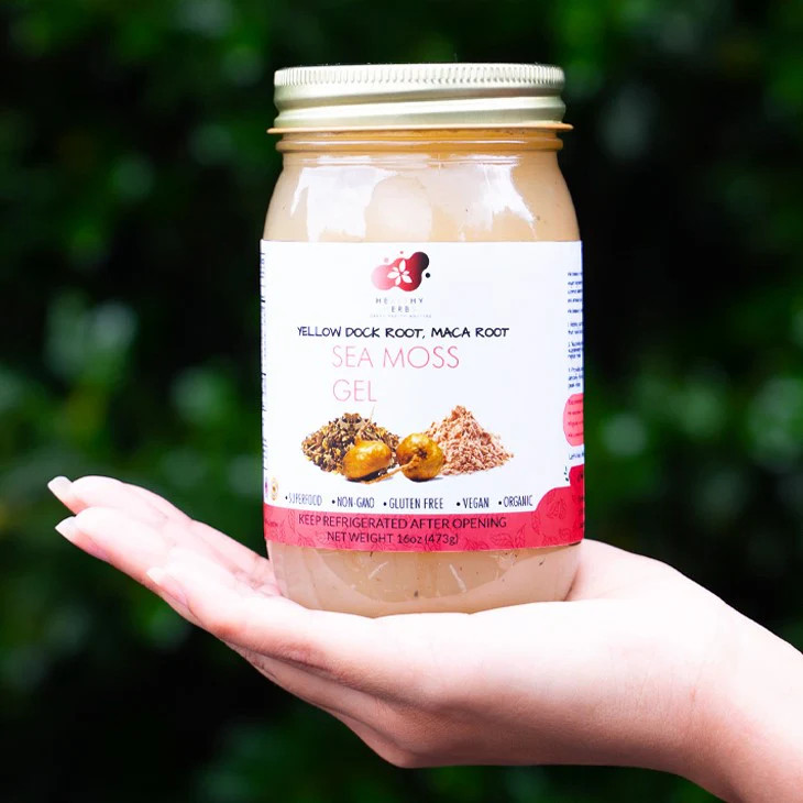 Healthy Herbs | Sea Moss Gel with Yellow Dock and Maca Root (16 oz)