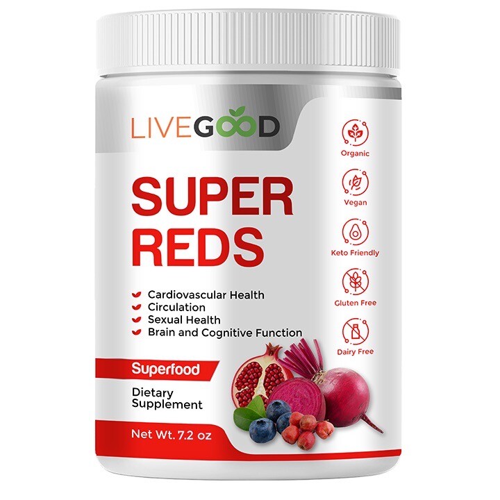 Super Reds By LIVEGOOD /Cardiovascular, Blood Circulation, Sexual, Brain