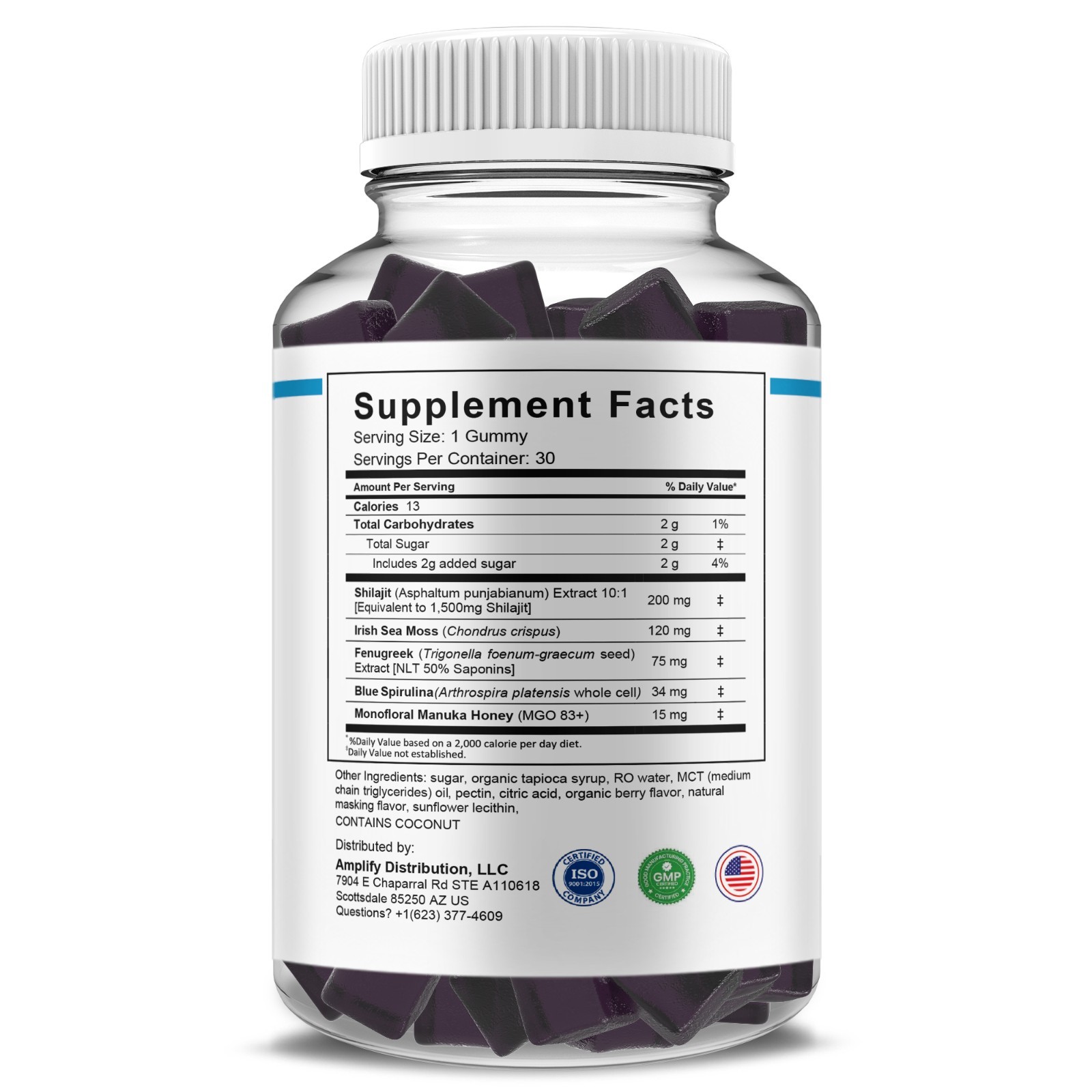 (2 Pack) Primal TRT Gummies, PrimalTRT Performance Supplement (60 Gummies)