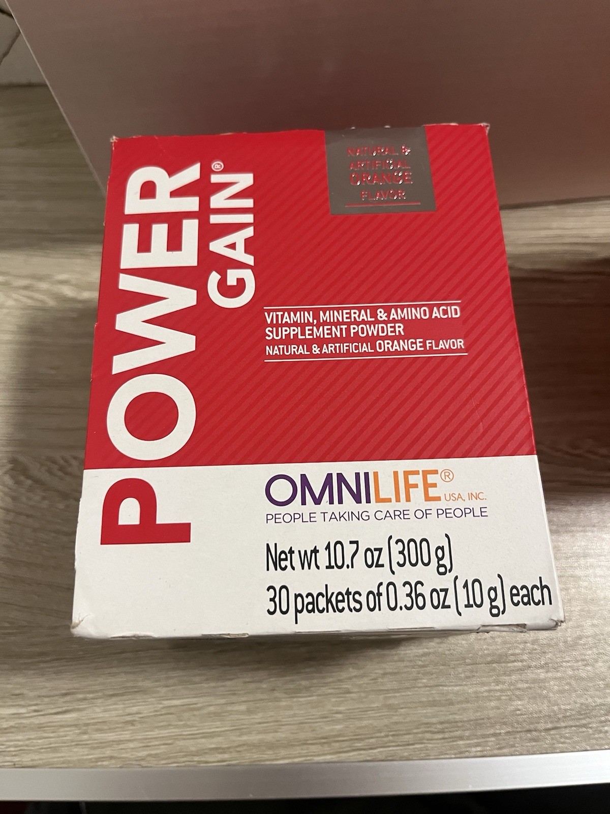Omnilife OML Plus 20 fl oz 30 Packets + Power Gain Orange Powder 10.72unidades