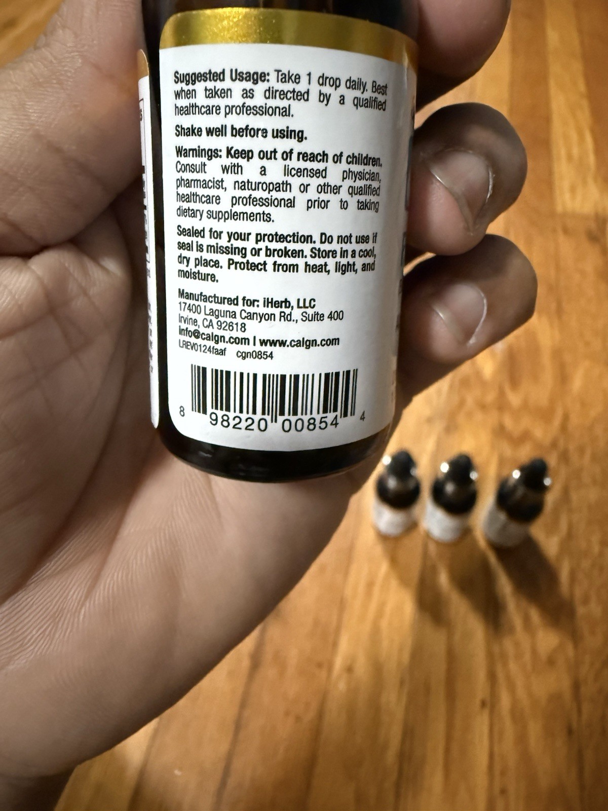 California Gold Nutrition Folinic Acid Liquid Alcohol-Free 400mcg 1 fl oz 5 Pack