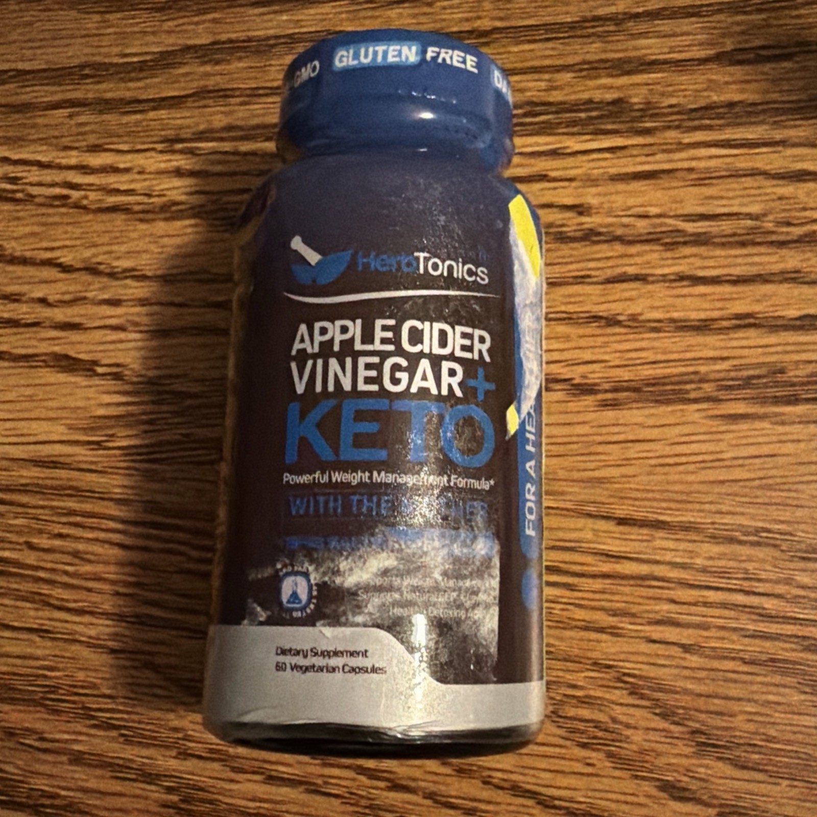 Herbtonics Apple Cider Vinegar + Keto BHB 60 Capsules