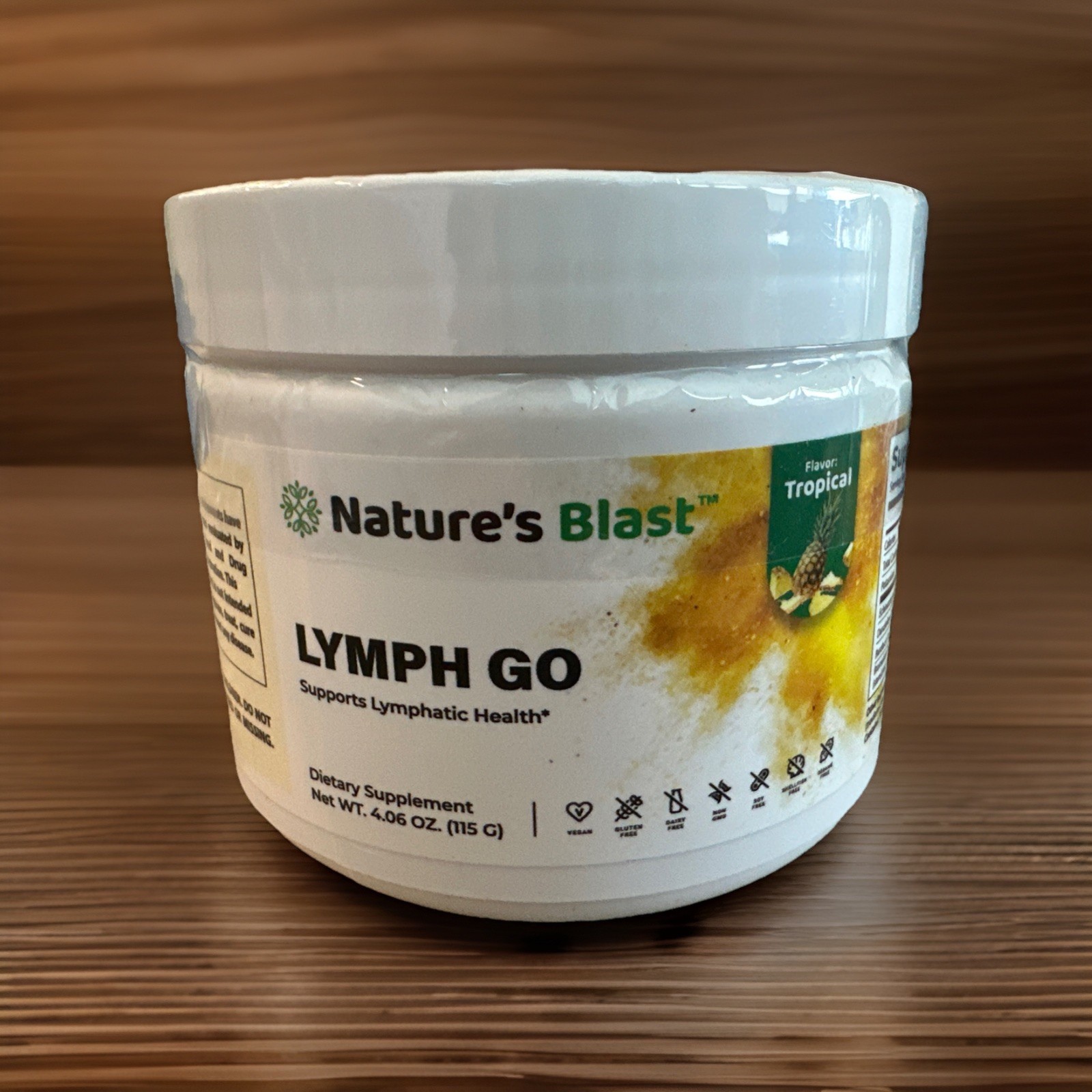 Nature’s Blast Lymph Go Tropical Flavor 4.06 oz – New/Sealed! EXP 02/27
