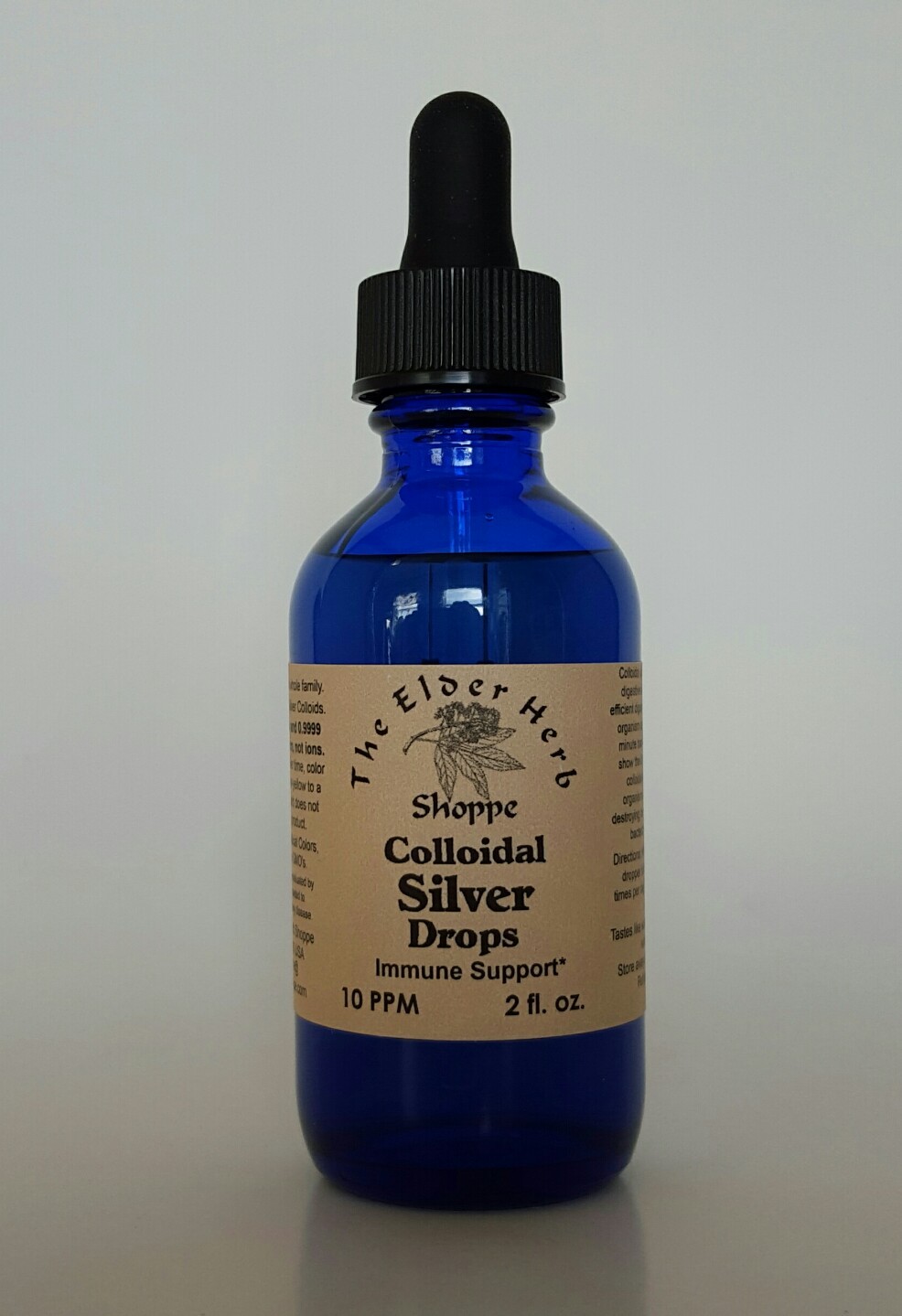 Colloidal Silver (Nano) Drops 2 oz. – 10 ppm -The Elder Herb Shoppe