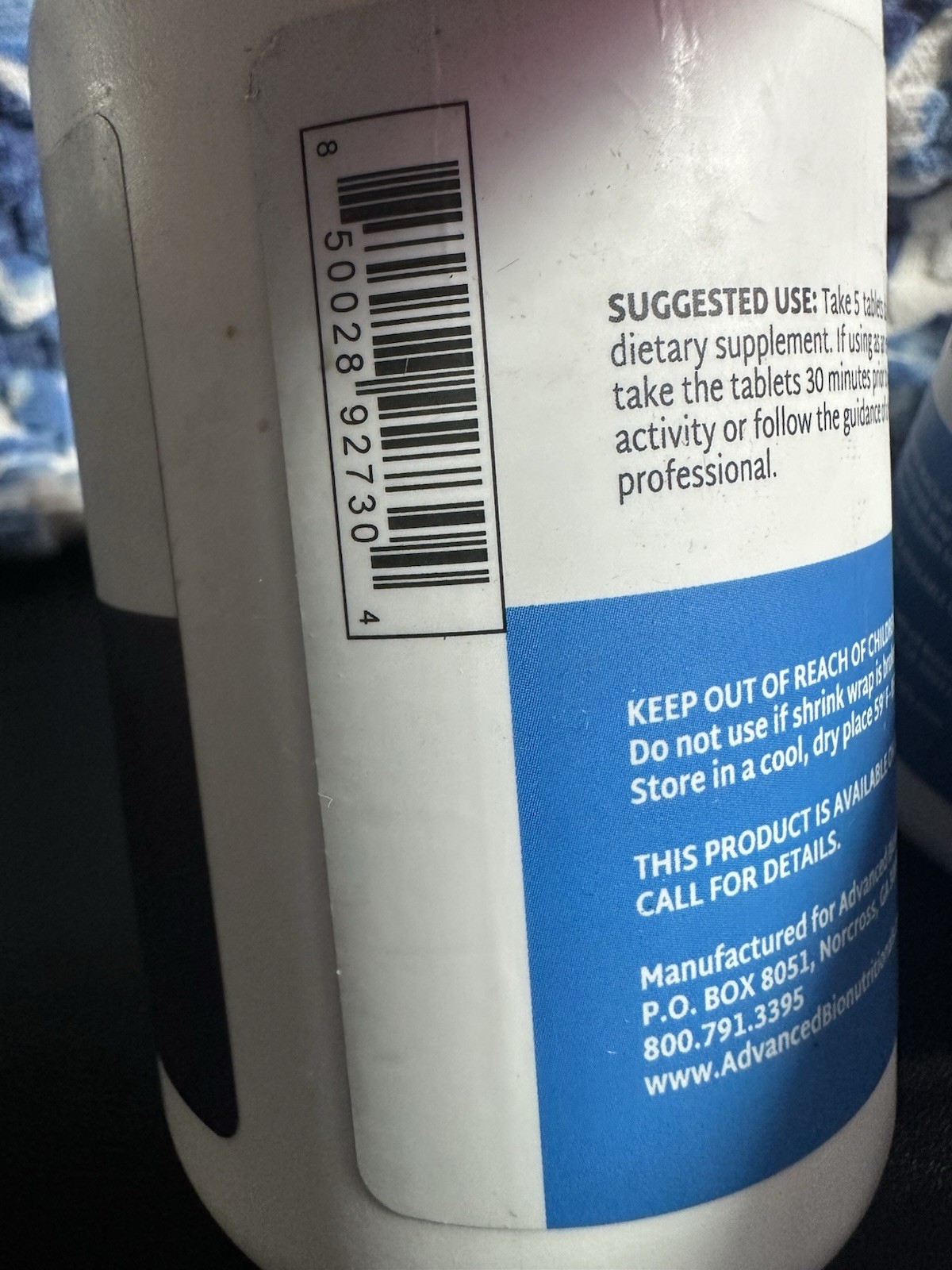 Advanced Bionutritionals Advanced Amino Formula Leucine Mfg 12/20 23 3 bottles ￼