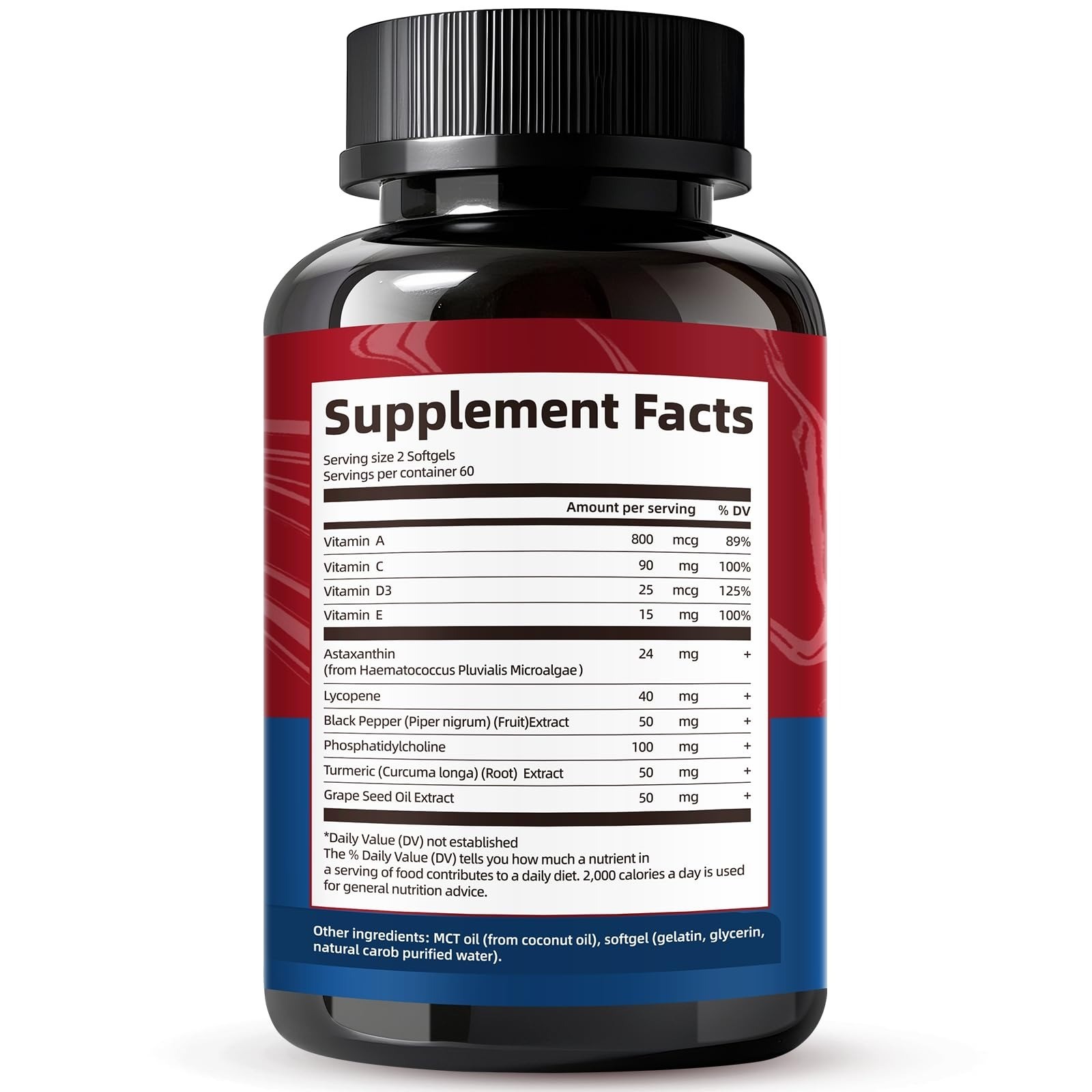 Femmetra 10-IN-1 Astaxanthin 24mg Softgels for Eye & Skin Health