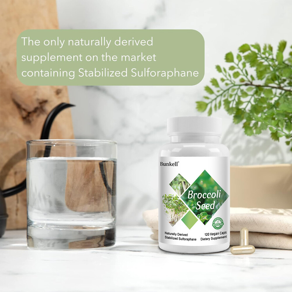Broccoli Sulforaphane Capsules 660mg – Good for Heart Health and Brain Health