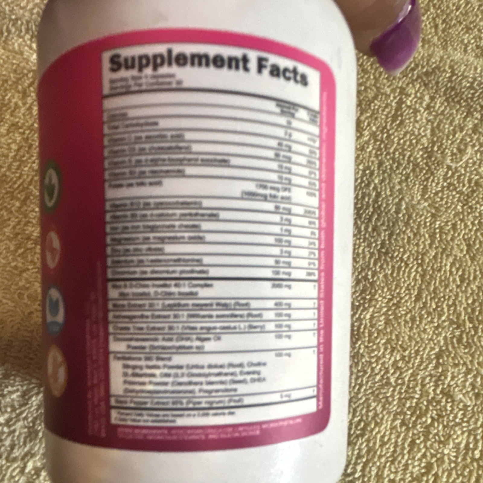 Clean Nutra PCO-GONE Myo D’Chiro Inositol Maca Vegan Capsules 120ct