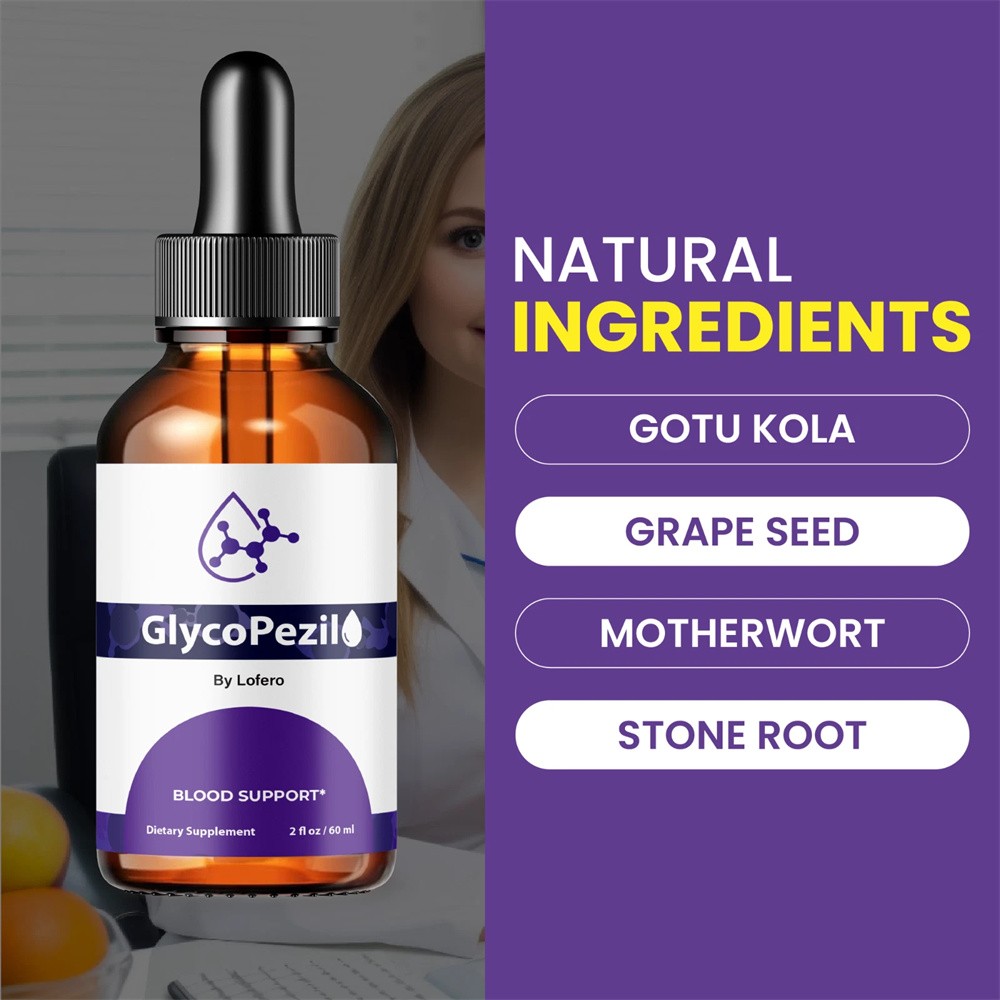 1-5PCS Glycopezil Blood Support Drops GlycoPezil Vitamin Supplement 30-150 Servs
