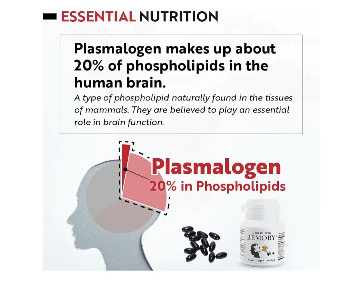 REMORY Plasmalogen Sea Squirt Supplement Brain Health Support 30 Day Supply