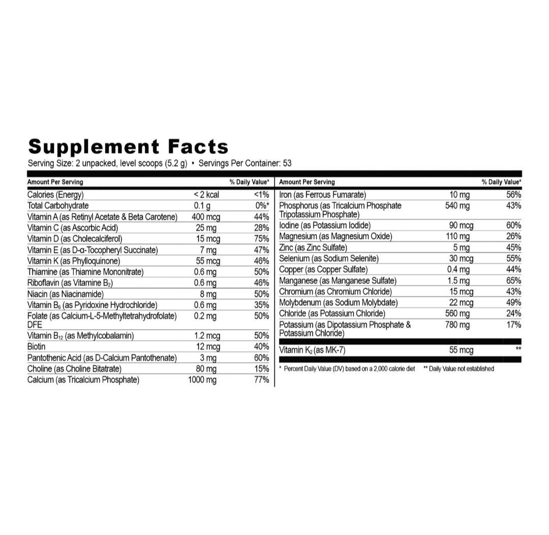 Nano VM 4-8 Years, Allergen-Free Kids Multivitamin