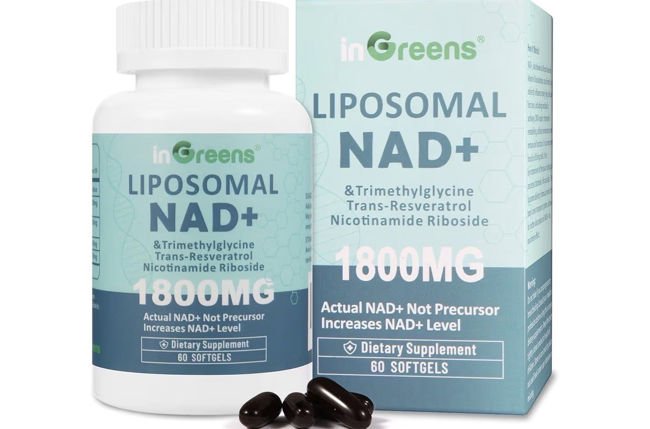 inGreens Liposomal NAD+ Dietary Supplement 1800mg 60 Softgels Trimethylglycine