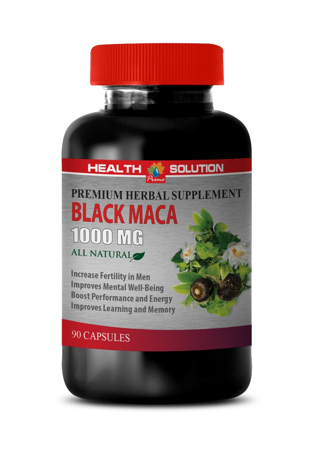 energy-boosting – BLACK MACA ROOT – speed metabolism & athleticism 1 BOTTLE