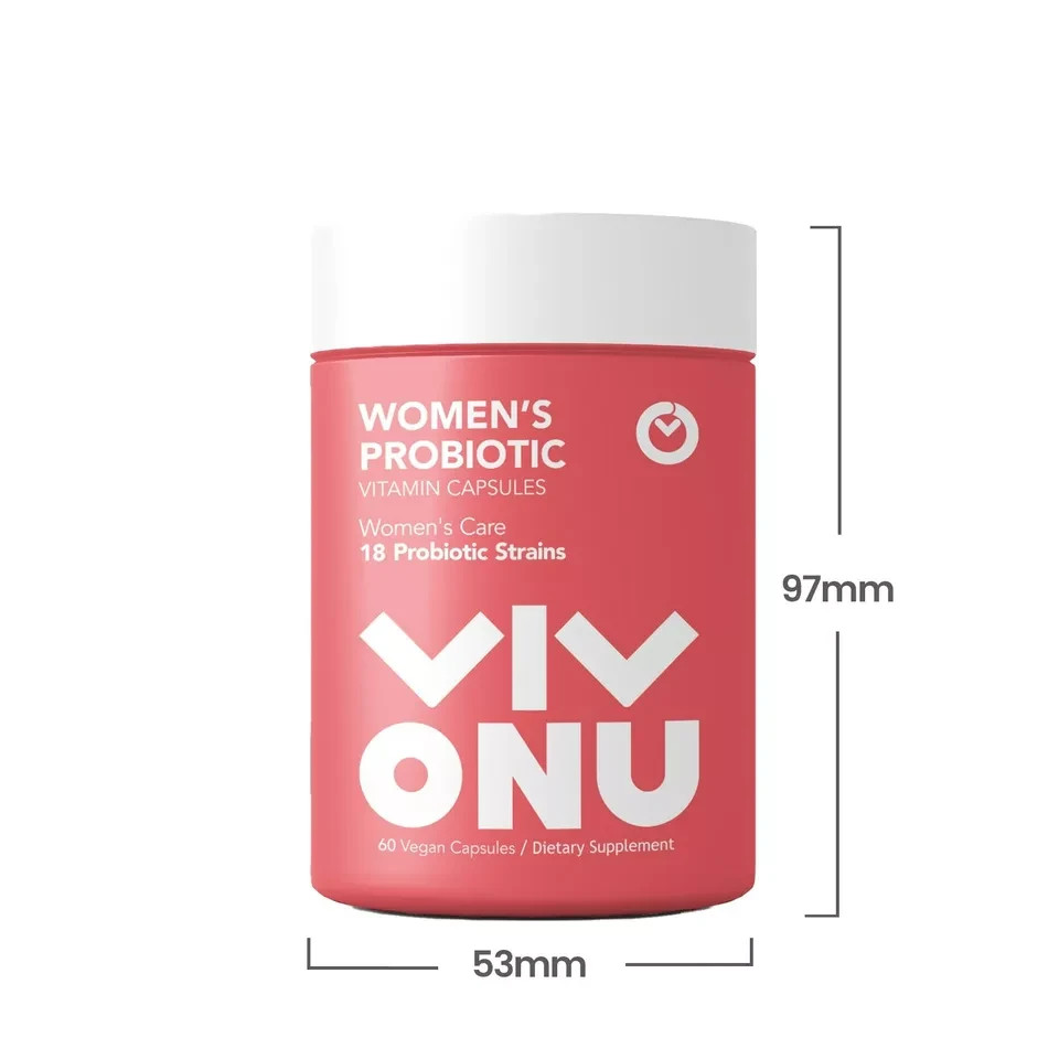 VIVONU Vaginal Probiotics Capsules for Women pH Balanc 60 Count free shipping