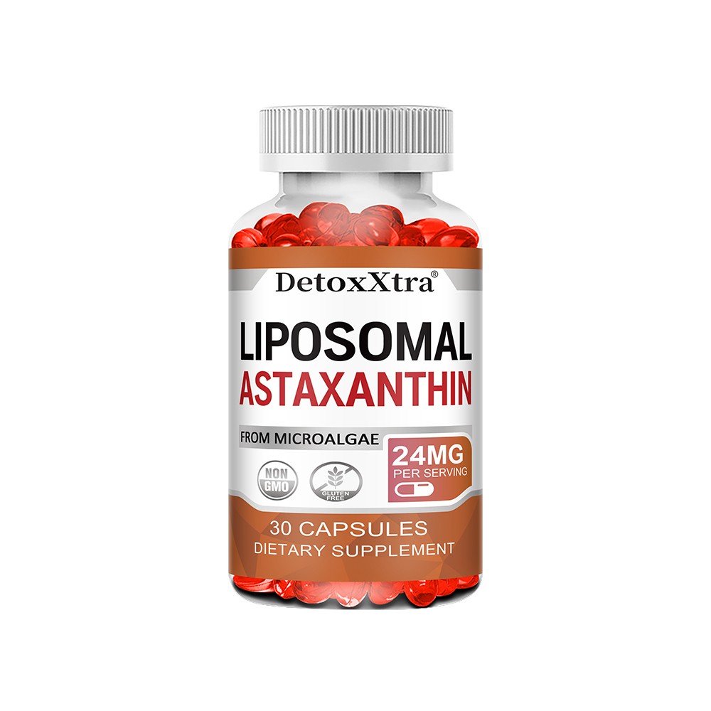 Astaxanthin 24mg, 30/60/120Softgels – Gluten Free and Non-GMO