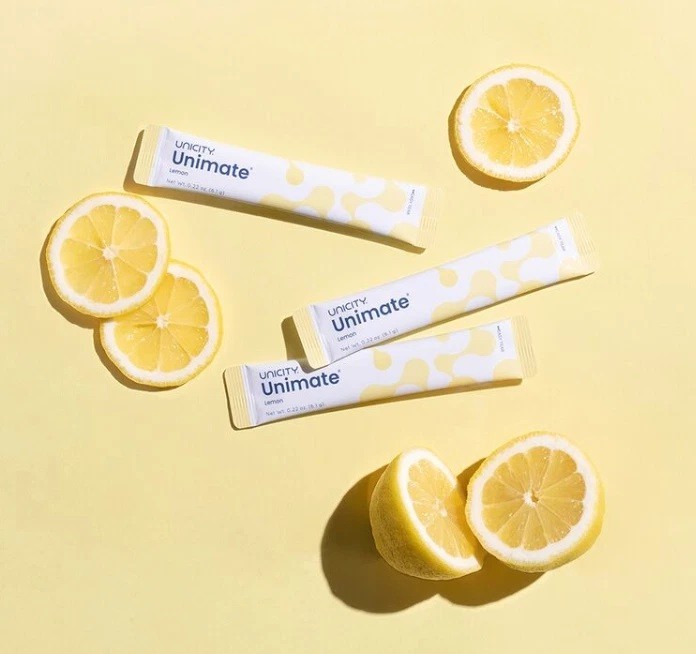 Unicity Unimate Lemon Box of 30 Sachets – Exp 02/2027