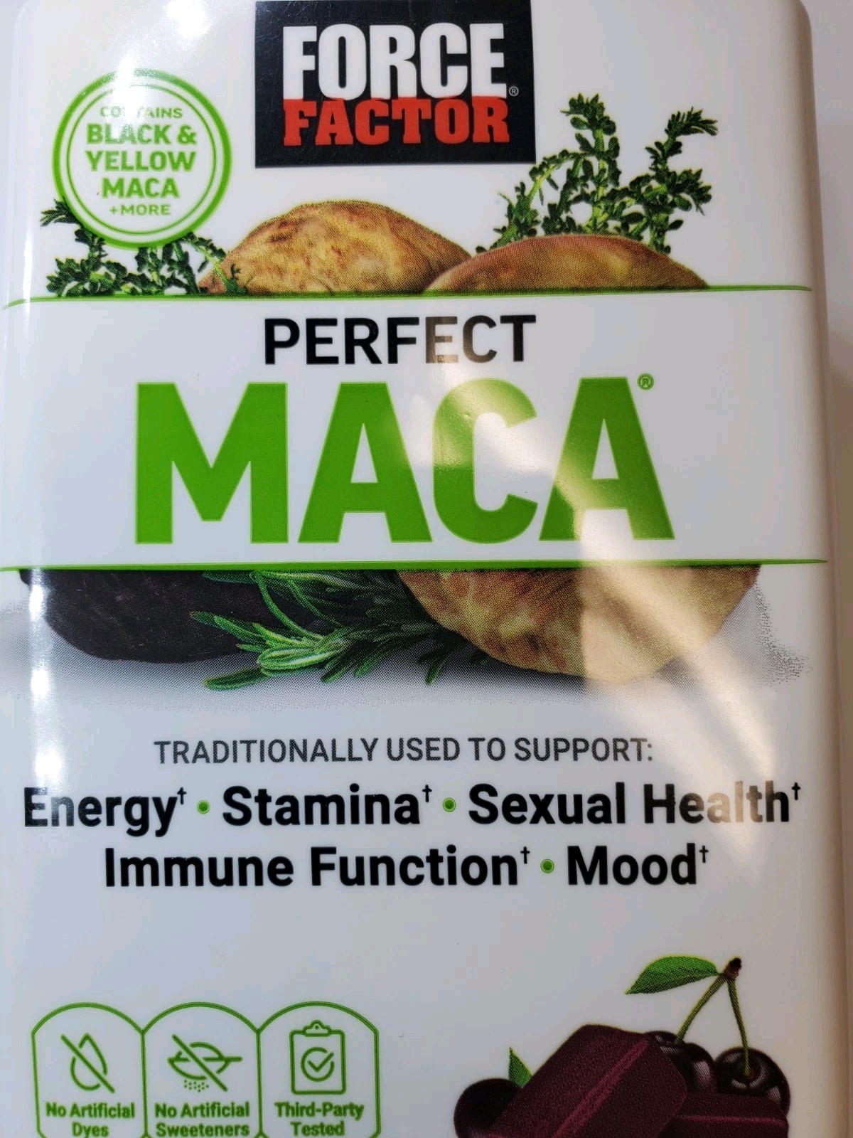 Force Factor Perfect Maca, Maca Root & DIM Supplement w/ Saffron to boost energy
