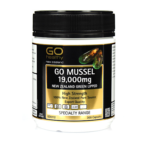 GO Healthy NEW ZEALAND Mussel 19000mg 300 capsules