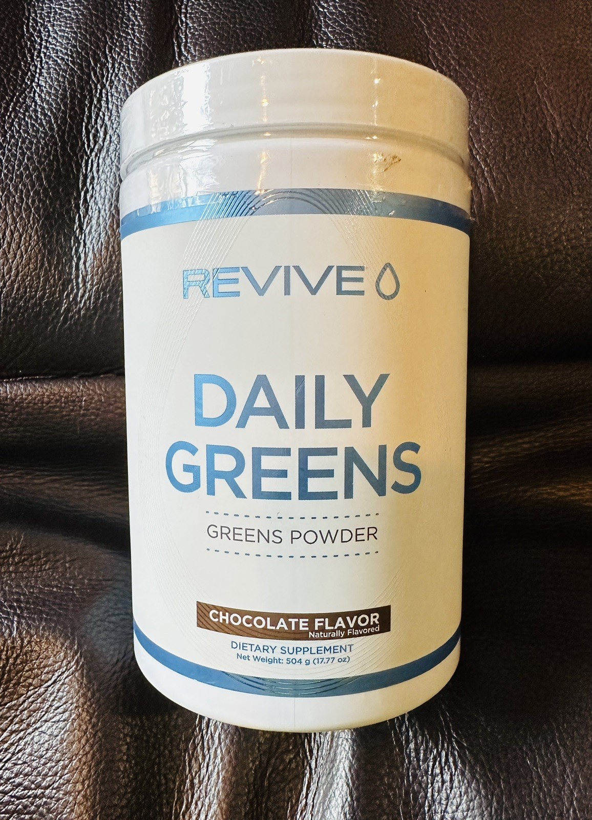 Revive Daily Greens, Chocolate, 17.77 oz (504 g) EXP-10/26 Glutten Free