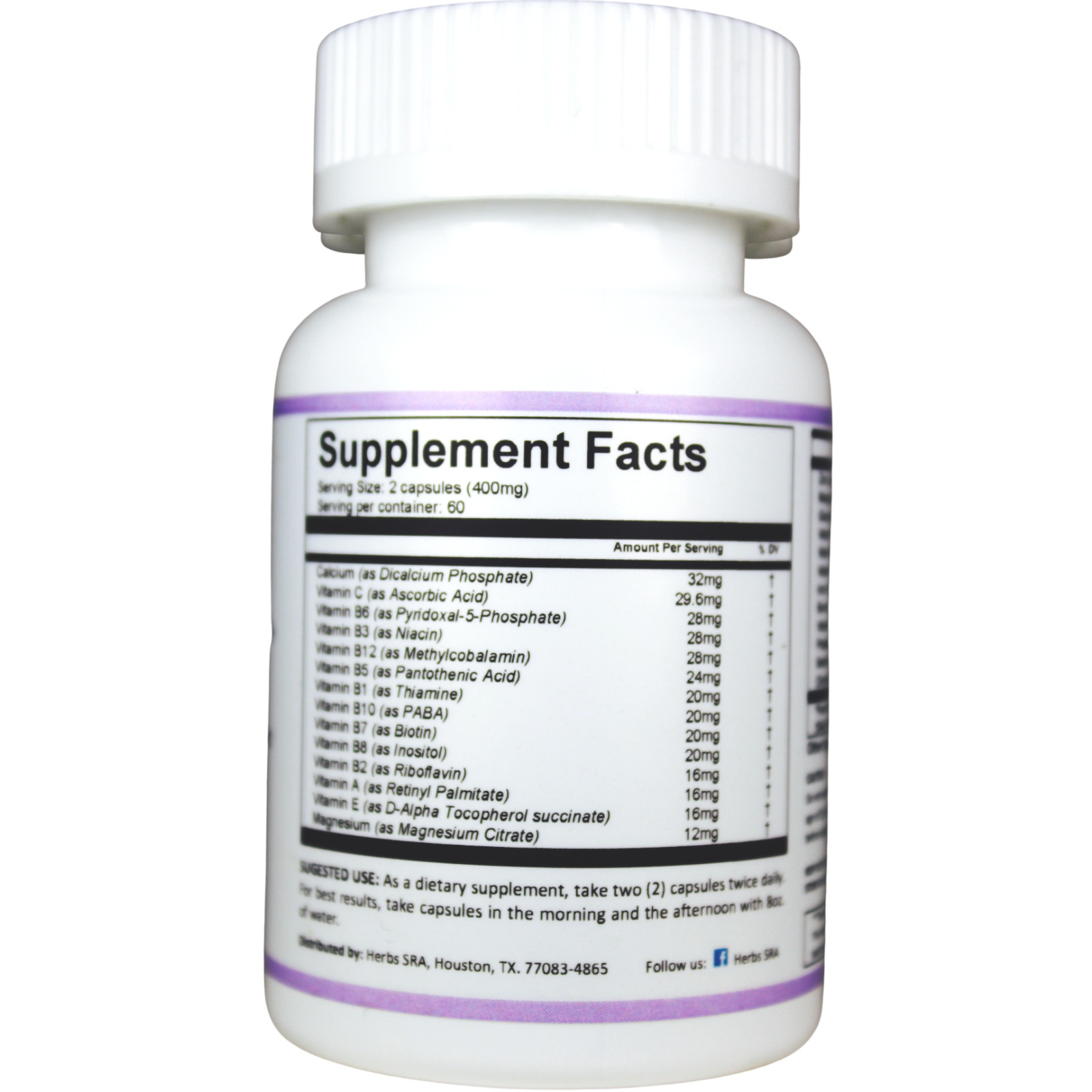 INCREASE ENERGY MULTI-VITAMIN, MULTI-MINERAL, 120 Capsules, Daily Dosage, power.