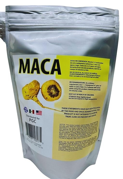 MACA POLVO 8oz (225g) Suplemento Alimenticio tea POWDER NUTRIENT-RICH MACA POWDE